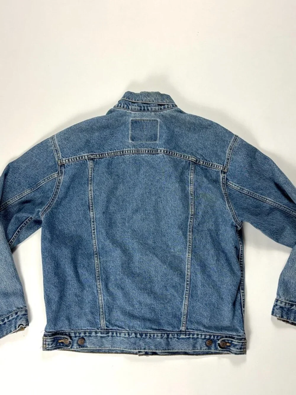 Vintage Levis Mens Trucker Jean Jacket Size Large Denim Made in USA 90s